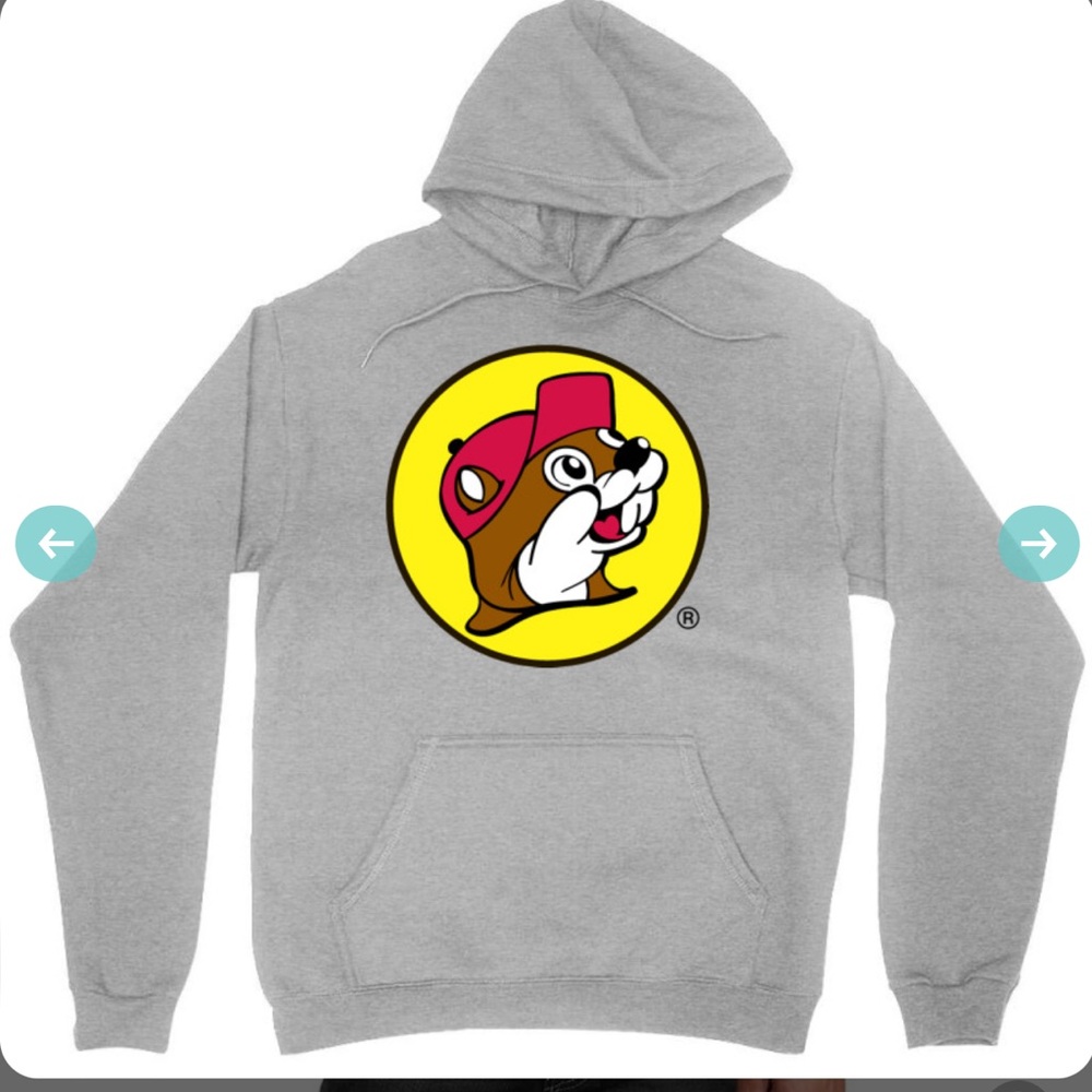 Bucee’s Hoodie Grey Unisex